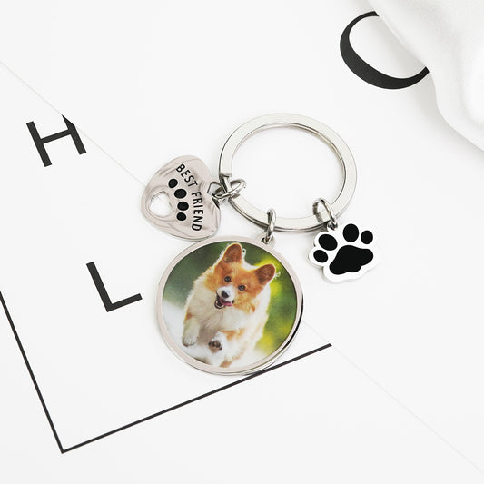 Pet Photo Keychain