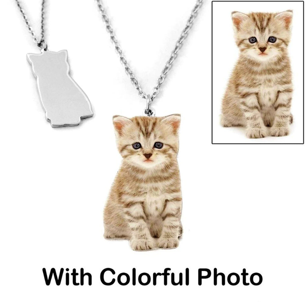 Colorful Pet Cutout Necklace